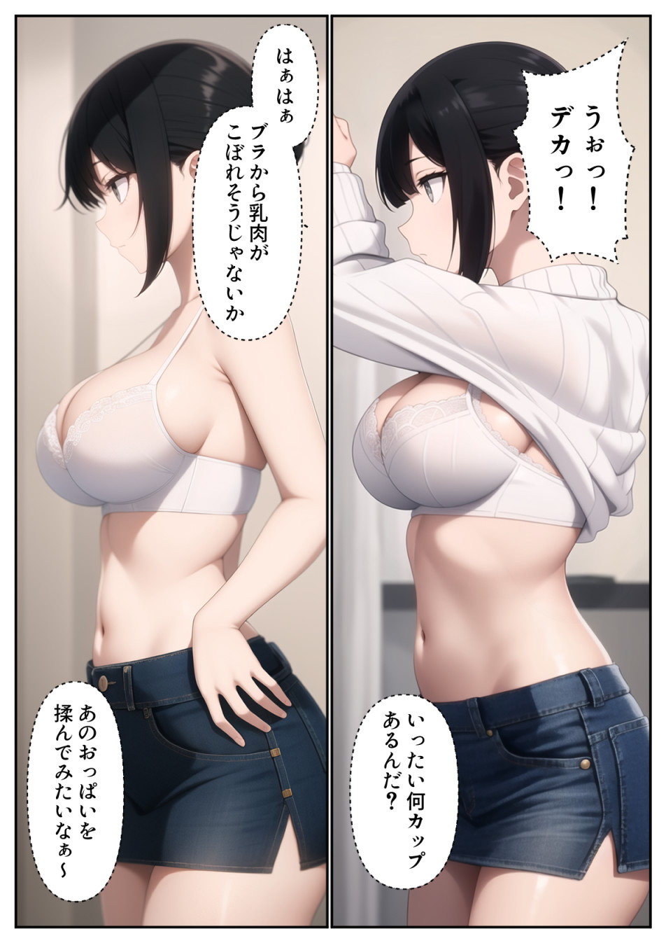 爆乳陰キャ妹に一緒にお風呂に入ろうとお願いしてみた結果11
