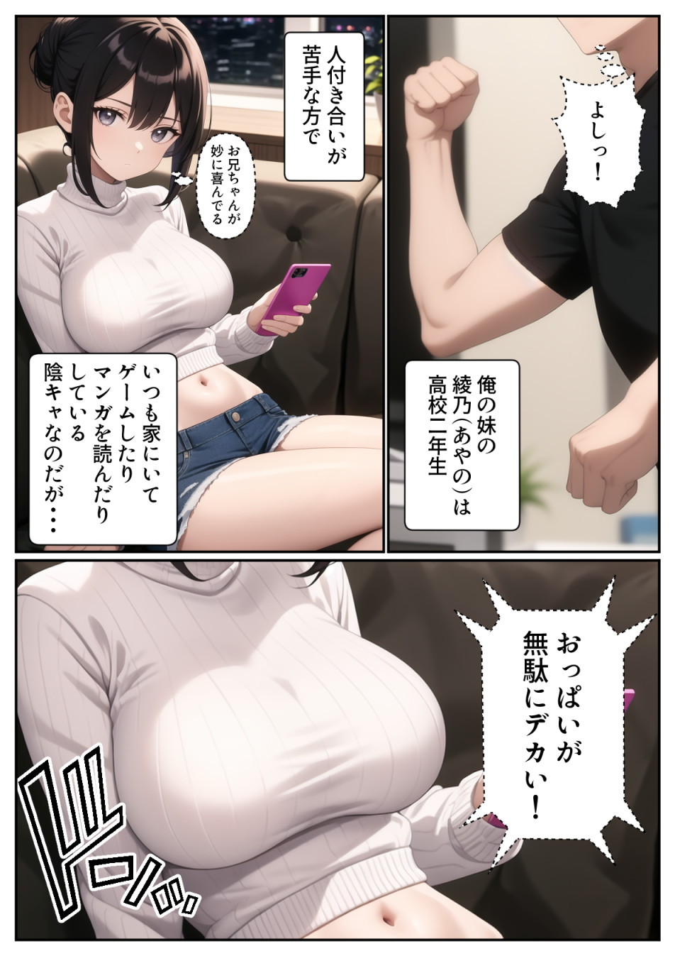 爆乳陰キャ妹に一緒にお風呂に入ろうとお願いしてみた結果8