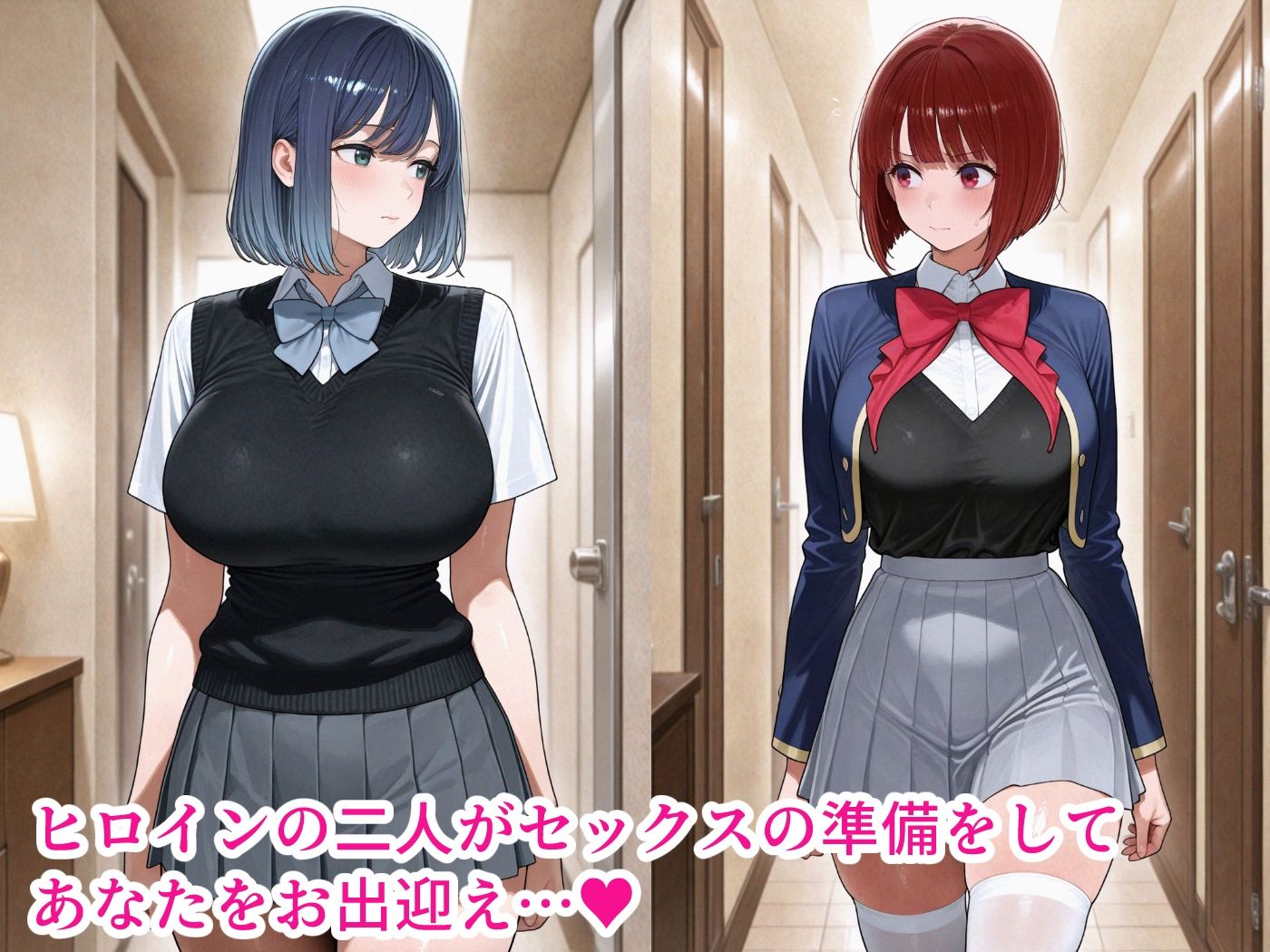 Hotel De Sex -有〇かな&黒〇あかね-2