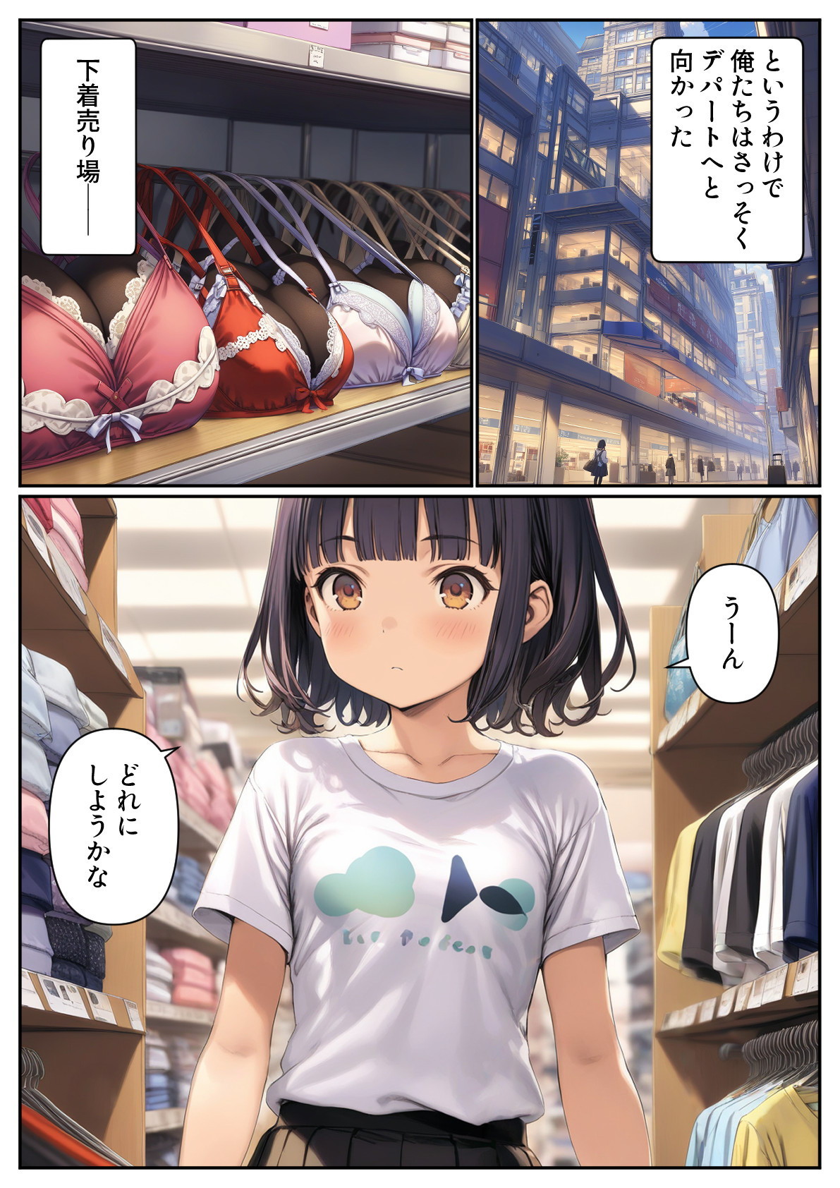 妹のブラを選ぶ。そしてセックスをする。15