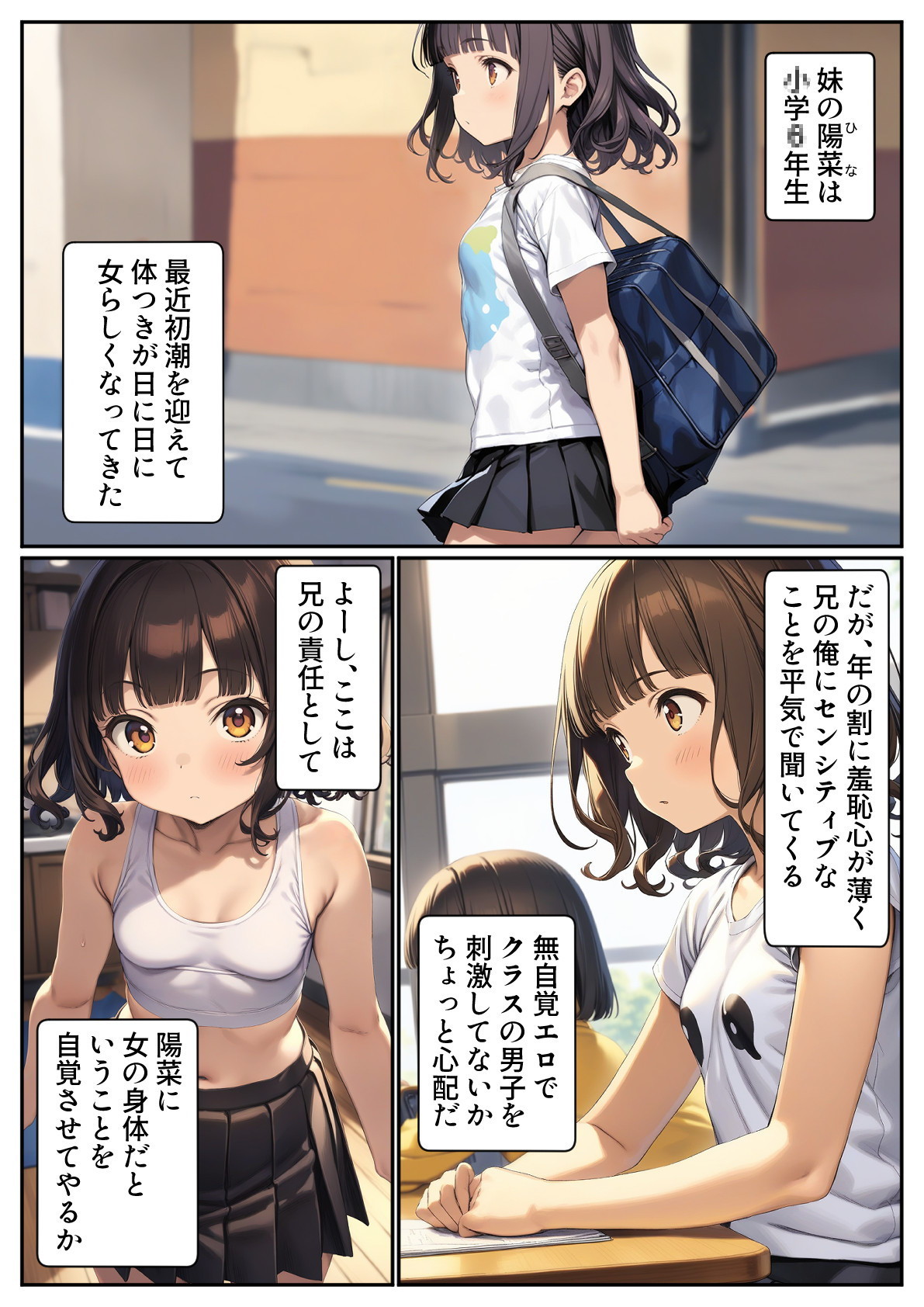 妹のブラを選ぶ。そしてセックスをする。9