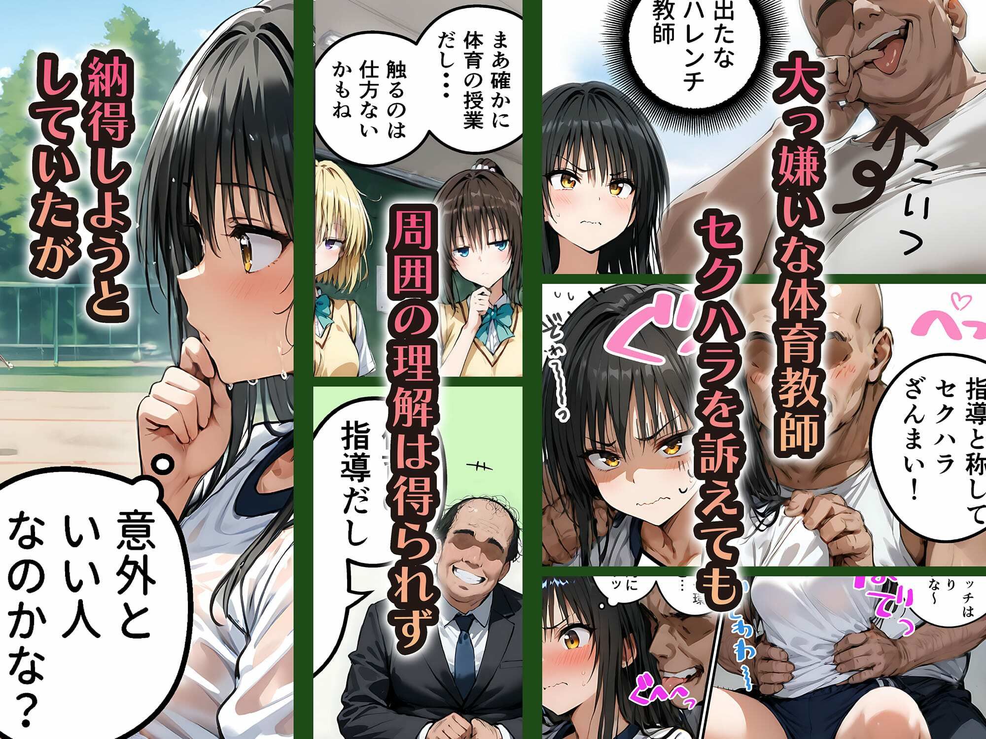 真面目でハレンチ嫌いな古手川唯、教師に堕とされる 〜脅迫からの放課後わからせセックスで快楽堕ち〜2